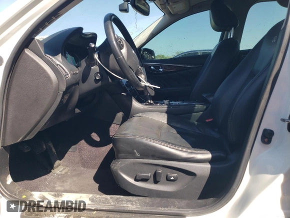 2014 Infiniti Q50 Hybrid Premium z VIN JN1AV7AP4EM691207, wystawiony jako Copart lot #52329415 z przebiegiem 175 294 mil mil oraz Szkody całkowita. Historia ofert i sprzedaży dostępna na DreamBid. Obrazek 7.