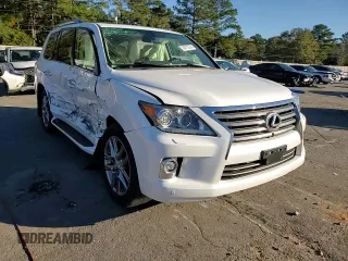 2015 Lexus LX 570 with VIN JTJHY7AX5F4167372, listed as a Copart auction lot 84712974 with Not Provided miles and Salvage Title. Bid and sale history available at DreamBid. Image 12.
