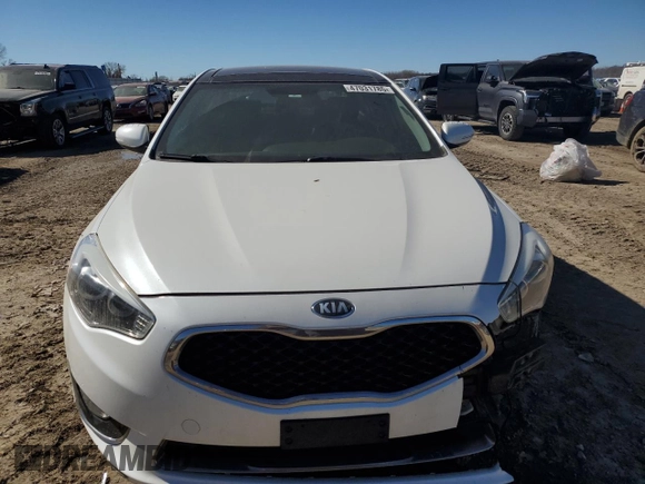 2014 Kia Cadenza Premium with VIN KNALN4D7XE5152520, listed as a Copart auction lot 47031785 with 142,386 mi miles and Salvage Title. Bid and sale history available at carsss.com. Image 5.