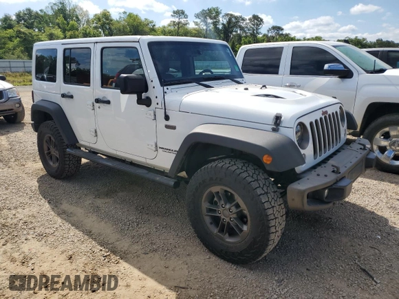 2016 Jeep Wrangler Unlimited Sahara with VIN 1C4BJWEG1GL328101, listed as a Copart auction lot 52754865 with 65,106 mi miles and Salvage title. Bid and sale history available at DreamBid. Image 4.