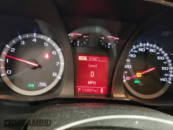 2013 GMC Terrain SLT z VIN 2GKFLVEK5D6200799, wystawiony jako Copart lot #54032705 z przebiegiem 112 937 mil mil oraz Nie do naprawy • Non repairable. Historia ofert i sprzedaży dostępna na DreamBid. Obrazek 9.
