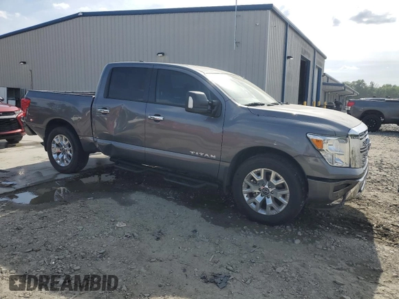 2023 Nissan Titan SV with VIN 1N6AA1EF8PN115329, listed as a Copart auction lot 55326915 with 19,647 mi miles and Salvage title. Bid and sale history available at DreamBid. Image 4.