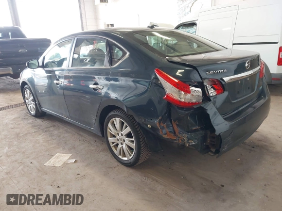 2013 Nissan Sentra S with VIN 3N1AB7AP2DL564277, listed as a IAAI auction lot 41964537 with 107,726 mi miles and . Bid and sale history available at DreamBid. Image 3.