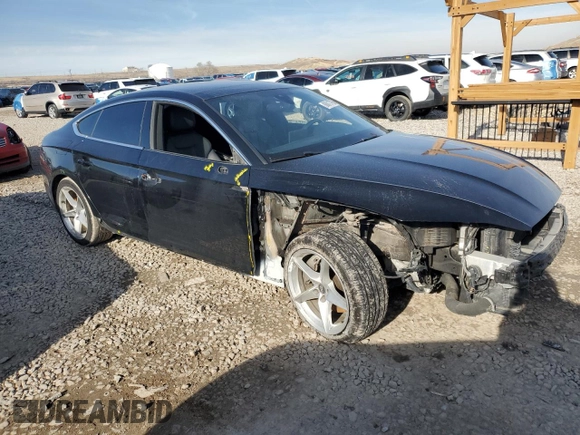 2018 Audi A5 Sportback Premium with VIN WAUDNCF59JA017458, listed as a Copart auction lot 88017795 with 81,412 mi miles and Salvage Title. Bid and sale history available at carsss.com. Image 4.