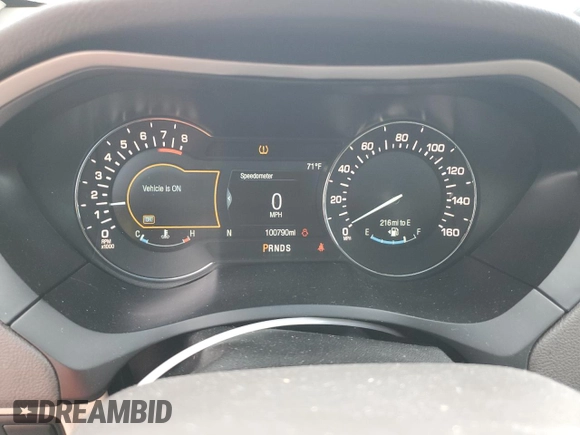 2017 Lincoln MKZ Select with VIN 3LN6L5D96HR619586, listed as a Copart auction lot 56116415 with 100,790 mi miles and Salvage title. Bid and sale history available at DreamBid. Image 9.