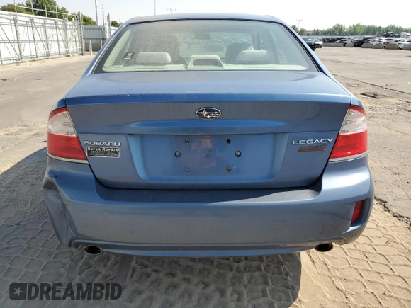2008 Subaru Legacy z VIN 4S3BL616086219698, wystawiony jako Copart lot #65668384 z przebiegiem 218 901 mil mil oraz Nie do naprawy • Non repairable. Historia ofert i sprzedaży dostępna na DreamBid. Obrazek 6.