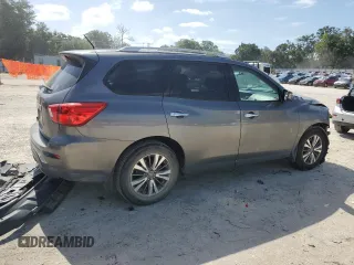 2018 Nissan Pathfinder S with VIN 5N1DR2MN1JC663663, listed as a Copart auction lot 65409265 with 77,221 mi miles and Salvage title. Bid and sale history available at DreamBid. Image 3.