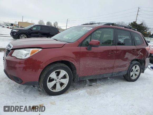 2015 Subaru Forester 2.5i Premium with VIN JF2SJADC2FG820890, listed as a Copart auction lot 88000885 with 129,727 mi miles and Salvage Title. Bid and sale history available at carsss.com. Image 1.