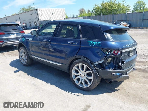 2015 Land Rover Range Rover Evoque Prestige with VIN SALVV2BG9FH992381, listed as a IAAI auction lot 42193926 with 94,135 mi miles and . Bid and sale history available at DreamBid. Image 3.