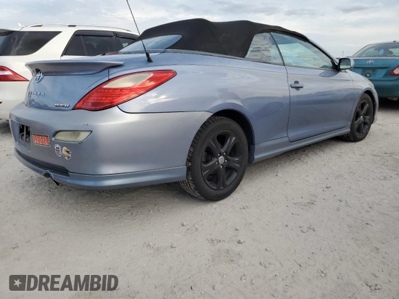 2008 Toyota Solara SE with VIN 4T1FA38P28U136673, listed as a Copart auction lot 76382654 with Not Provided miles and Salvage Title. Bid and sale history available at DreamBid. Image 3.