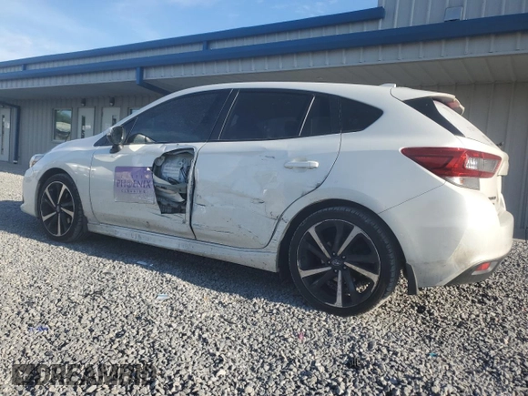2020 Subaru Impreza Special Sports with VIN 4S3GTAL61L3725640, listed as a Copart auction lot 54536715 with 130,629 mi miles and Salvage title. Bid and sale history available at DreamBid. Image 2.