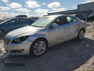 2014 Buick Regal Premium I with VIN 2G4GN5EX4E9254287, listed as a Copart auction lot 51813025 with 62,390 mi miles and Clean Title. Bid and sale history available at carsss.com. Image 1.