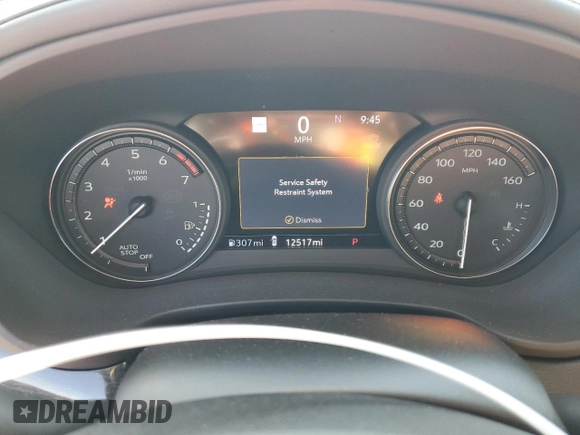 2020 Cadillac XT4 FWD Premium Luxury with VIN 1GYFZCR47LF040062, listed as a Copart auction lot 52309415 with 12,517 mi miles and Salvage title. Bid and sale history available at DreamBid. Image 9.