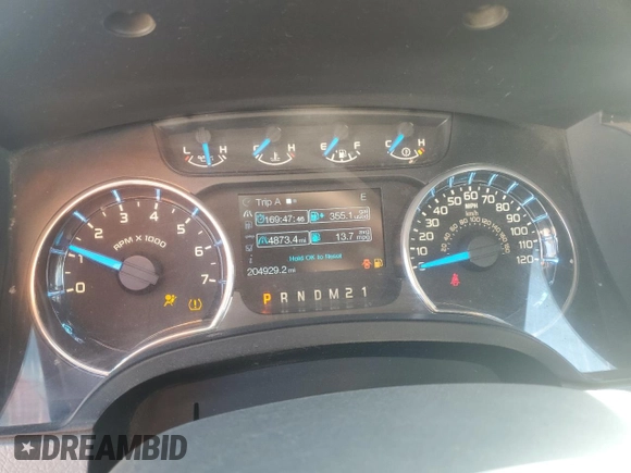2014 Ford F-150 XL with VIN 1FTFW1ETXEKE45262, listed as a Copart auction lot 48806775 with 204,929 mi miles and Salvage Title. Bid and sale history available at carsss.com. Image 9.
