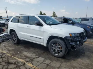 2021 Jeep Grand Cherokee Limited with VIN 1C4RJFBG1MC676253, listed as a Copart auction lot 60130405 with 24,150 mi miles and Salvage title. Bid and sale history available at DreamBid. Image 4.