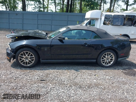 2012 Ford Mustang V6 with VIN 1ZVBP8EM9C5220207, listed as a IAAI auction lot 42484243 with 93,037 mi miles and . Bid and sale history available at DreamBid. Image 14.