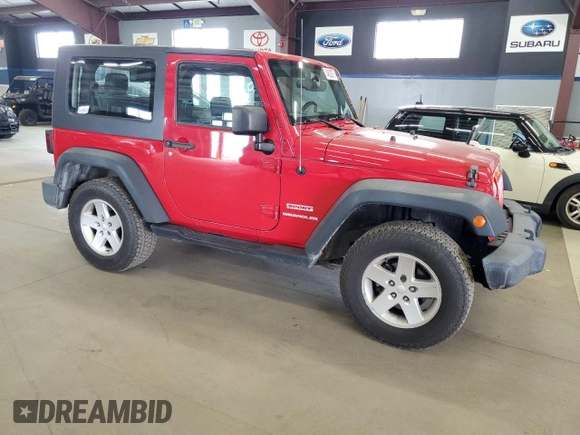 2010 Jeep Wrangler Sport with VIN 1J4AA2D14AL185552, listed as a Copart auction lot 54823975 with 148,999 mi miles and Clean Title. Bid and sale history available at carsss.com. Image 4.