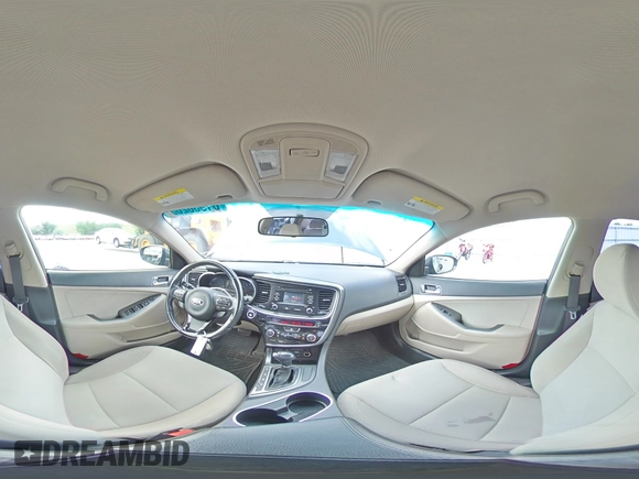 2014 Kia Optima LX with VIN KNAGM4AD7E5072011, listed as a Copart auction lot 61938205 with 132,521 mi miles and Salvage title. Bid and sale history available at DreamBid. Image 15.