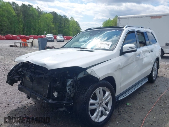 2017 Mercedes-Benz GLS 450 z VIN 4JGDF6EE2HA989945, wystawiony jako IAAI lot #41953246 z przebiegiem Nie podano mil oraz . Historia ofert i sprzedaży dostępna na DreamBid. Obrazek 2.