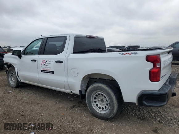 2021 Chevrolet Silverado 1500 Work Truck with VIN 3GCUYAEF8MG353665, listed as a Copart auction lot 45312625 with 17,752 mi miles and Non Repairable. Bid and sale history available at DreamBid. Image 2.