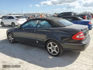 2005 Mercedes-Benz CLK-Class 5.0L with VIN WDBTK75G65T049195, listed as a Copart auction lot 75549294 with 0 mi miles and Salvage Title. Bid and sale history available at carsss.com. Image 2.