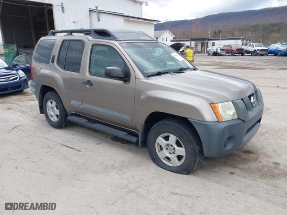 2005 Nissan Xterra S with VIN 5N1AN08W95C614139, listed as a IAAI auction lot 41866564 with 161,643 mi miles. Bid and sale history available at carsss.com. Image 1.