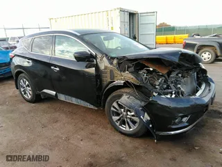 2016 Nissan Murano SL with VIN 5N1AZ2MH3GN105923, listed as a IAAI auction lot 40622962 with 107,922 mi miles. Bid and sale history available at carsss.com. Image 1.