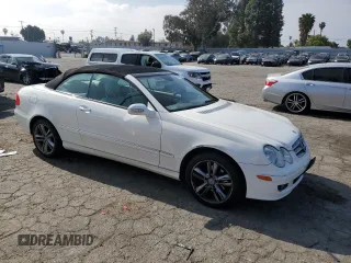 2006 Mercedes-Benz CLK 350 with VIN WDBTK56H26F190700, listed as a Copart auction lot 50798725 with 172,159 mi miles and Salvage Title. Bid and sale history available at DreamBid. Image 4.