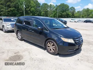 2015 Honda Odyssey EX-L z VIN 5FNRL5H63FB019446, wystawiony jako IAAI lot #42566992 z przebiegiem 243 248 mil mil oraz . Historia ofert i sprzedaży dostępna na DreamBid. Obrazek 1.