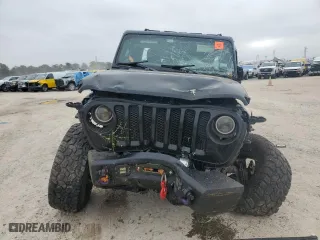 2018 Jeep Wrangler Unlimited Sport with VIN 1C4HJXDG4JW163183, listed as a Copart auction lot 45797205 with 96,979 mi miles and Salvage Title. Bid and sale history available at carsss.com. Image 5.
