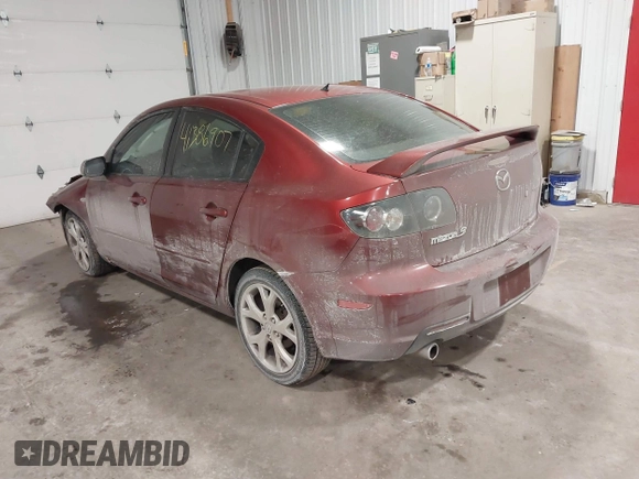 2008 Mazda Mazda3 i Touring Value with VIN JM1BK32F881176435, listed as a IAAI auction lot 41386907 with 156,763 mi miles. Bid and sale history available at carsss.com. Image 3.