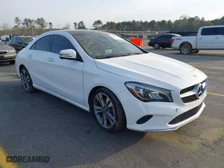 2018 Mercedes-Benz CLA with VIN WDDSJ4EB6JN692928, listed as a IAAI auction lot 41832517 with 148,922 mi miles. Bid and sale history available at carsss.com. Image 1.