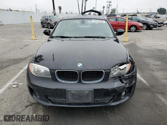 2013 BMW 1 Series 128i with VIN WBAUP7C56DVP24696, listed as a Copart auction lot 55319765 with 145,505 mi miles and Clean Title. Bid and sale history available at carsss.com. Image 5.