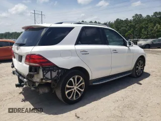 2017 Mercedes-Benz GLE 350 with VIN 4JGDA5JB8HA825720, listed as a Copart auction lot 57181155 with 51,127 mi miles and Salvage title. Bid and sale history available at DreamBid. Image 3.