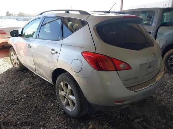 2010 Nissan Murano S with VIN JN8AZ1MU6AW020060, listed as a IAAI auction lot 41732286 with 222,609 mi miles. Bid and sale history available at carsss.com. Image 3.