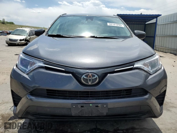 2018 Toyota RAV4 LE with VIN JTMBFREV1JJ746565, listed as a Copart auction lot 58141295 with 93,379 mi miles and Clean title. Bid and sale history available at DreamBid. Image 5.