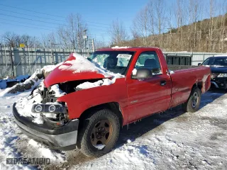 2002 Chevrolet Silverado 1500 LS with VIN 1GCEC14VX2Z333099, listed as a Copart auction lot 88734555 with 196,232 mi miles and Salvage Title. Bid and sale history available at carsss.com. Image 1.