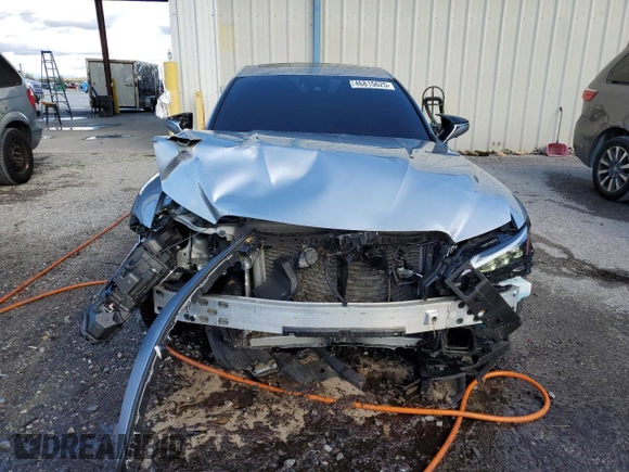 2023 Lexus IS with VIN JTHAP1D28P5004830, listed as a Copart auction lot 46815625 with 12,214 mi miles and Salvage Title. Bid and sale history available at carsss.com. Image 5.