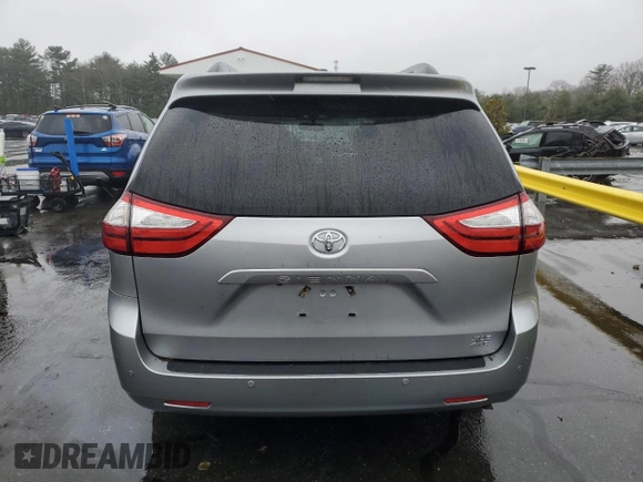 2017 Toyota Sienna with VIN 5TDDZ3DC9HS161212, listed as a Copart auction lot 50129845 with 104,020 mi miles and Salvage Title. Bid and sale history available at DreamBid. Image 6.