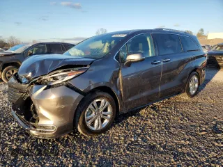 2023 Toyota Sienna Platinum with VIN 5TDESKFC7PS090512, listed as a Copart auction lot 85953464 with 24,825 mi miles and Salvage Title. Bid and sale history available at DreamBid. Image 1.