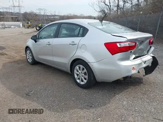 2013 Kia Rio LX with VIN KNADM4A36D6272803, listed as a IAAI auction lot 41849872 with 62,918 mi miles. Bid and sale history available at carsss.com. Image 3.