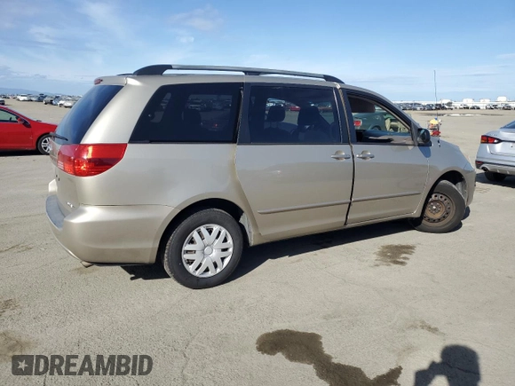 2004 Toyota Sienna CE with VIN 5TDZA23C84S012681, listed as a Copart auction lot 49515985 with 123,875 mi miles and Salvage Title. Bid and sale history available at carsss.com. Image 3.