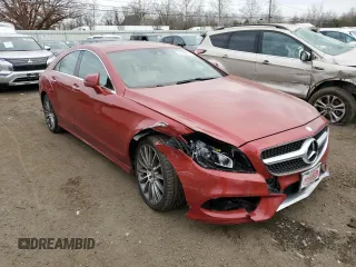 2015 Mercedes-Benz CLS 400 with VIN WDDLJ6HB4FA153587, listed as a Copart auction lot 87486774 with 76,854 mi miles and Salvage title. Bid and sale history available at DreamBid. Image 4.