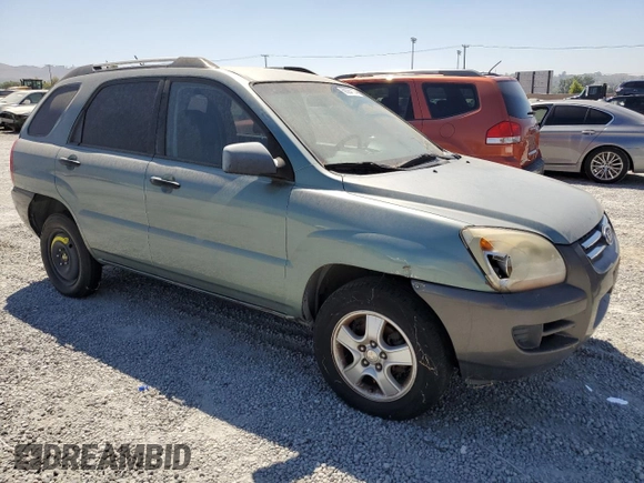 2006 Kia Sportage LX z VIN KNDJF724X67282904, wystawiony jako Copart lot #69264114 z przebiegiem 231 772 mil mil oraz Czysty tytuł • Clean title. Historia ofert i sprzedaży dostępna na DreamBid. Obrazek 4.