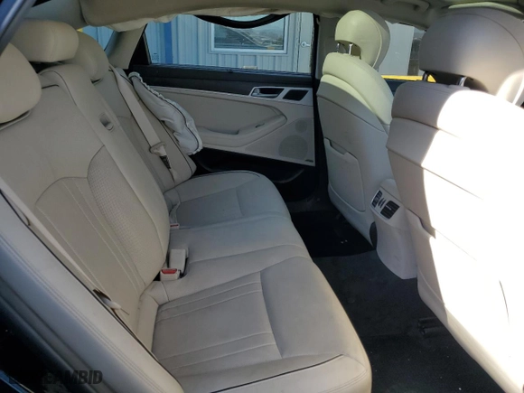 2017 Genesis G80 3.8L with VIN KMHGN4JE8HU184184, listed as a Copart auction lot 44128775 with 81,779 mi miles and Salvage Title. Bid and sale history available at carsss.com. Image 10.