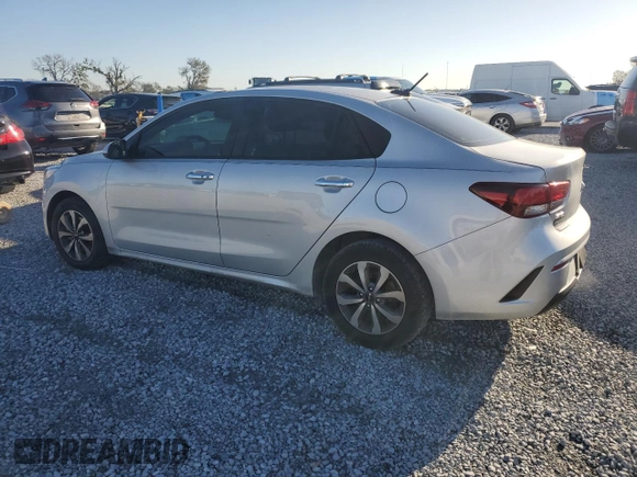 2022 Kia Rio S with VIN 3KPA24AD0NE458434, listed as a Copart auction lot 48639305 with 34,895 mi miles and Non Repairable. Bid and sale history available at carsss.com. Image 2.