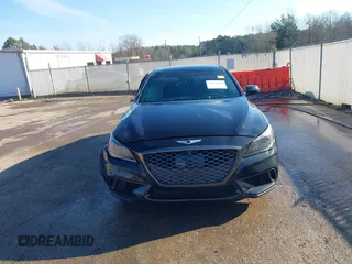 2019 Genesis G80 3.3T Sport with VIN KMTFN4JB6KU326255, listed as a IAAI auction lot 41154949 with 74,524 mi miles. Bid and sale history available at carsss.com. Image 12.