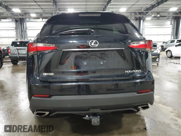 2015 Lexus NX 200t with VIN JTJBARBZ2F2027524, listed as a Copart auction lot 50385825 with 123,195 mi miles and Salvage Title. Bid and sale history available at DreamBid. Image 6.