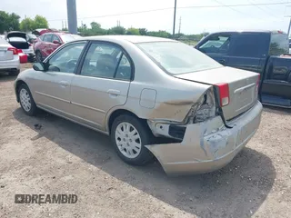 2004 Honda Civic LX with VIN 2HGES165X4H534246, listed as a IAAI auction lot 41921347 with 264,674 mi miles. Bid and sale history available at carsss.com. Image 3.