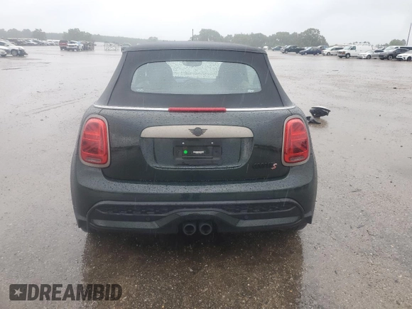 2023 MINI Convertible Cooper S with VIN WMW43DL07P3R08849, listed as a Copart auction lot 58404425 with 23,155 mi miles and Salvage title. Bid and sale history available at DreamBid. Image 6.